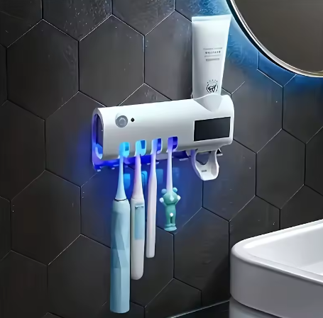 Esterilizador de Cepillo Dental con Dispensador de Crema