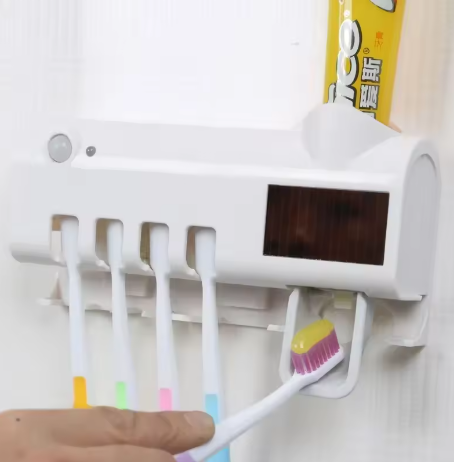 Esterilizador de Cepillo Dental con Dispensador de Crema